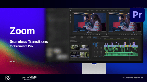 Zoom Seamless Transitions Band 17 für Premiere Pro