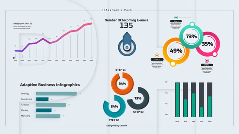 Premiere Pro Infographics Templates - Envato