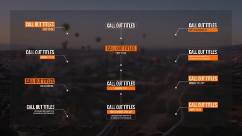 Call Out Titles | ES , Títulos Incluyendo: animación y haz - Envato