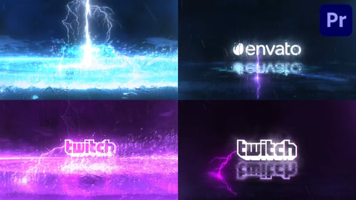 Thunder Impact Logo for Premiere Pro