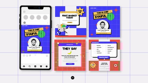 Retro Promotion Instagram Post