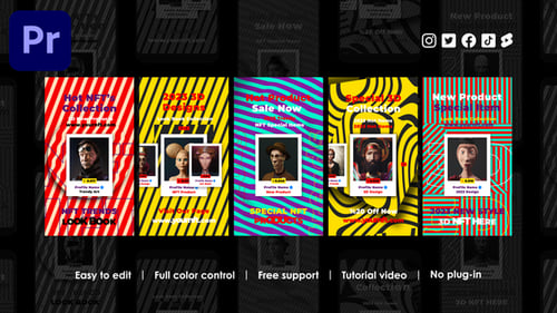 Dynamic Glitch Instagram Reels for Digital Product Promotion