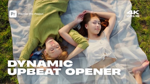 Dynamic Upbeat Text Kinetic Typography Opener
