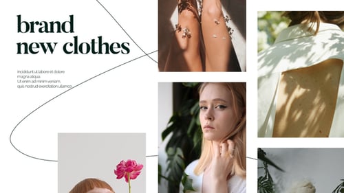 Clean Fashion Slideshow for Modern Portfolios