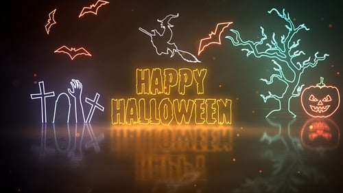 Halloween Neon Party Opener