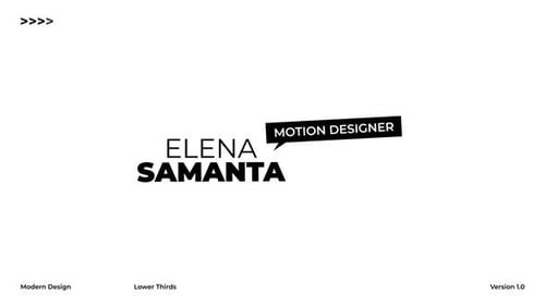 Modern Animated Lower Thirds Pack for Professional Videos