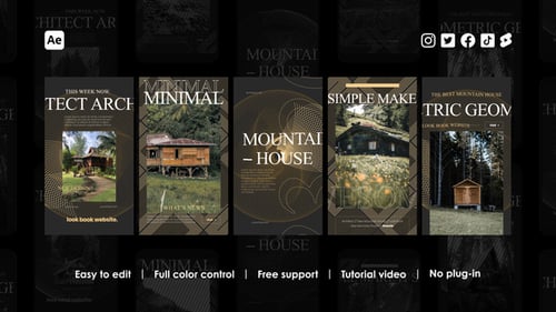 Dynamic Instagram Reels with Modern Geometric Animation