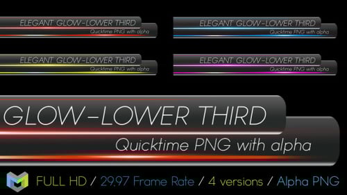 Elegant Glow - Lower Third