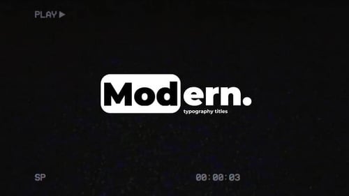 Modern Titles | Premiere Pro