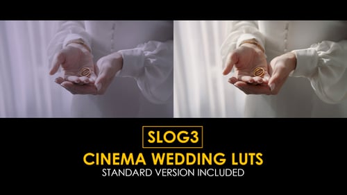 Slog3 Cinema Wedding and Standard Color LUTs