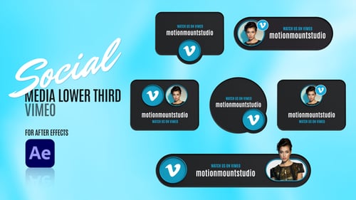 Social Media Lower Thirds - Vimeo