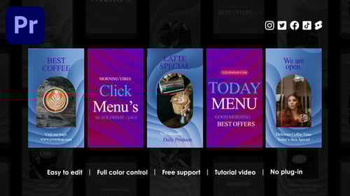 Animated Instagram Stories with Fluid Abstract Backgrounds