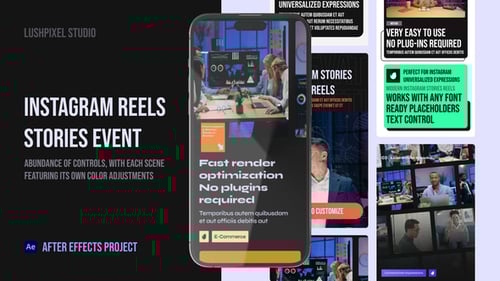 Clean Mobile Social Media Stories Template for Video Marketing