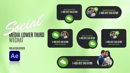 Social Media Lower Thirds - WeChat
