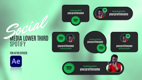 Spotify Editable Video Templates - Envato