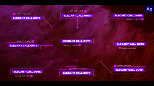 Elegante Callouts | After Effects