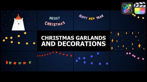 Guirnaldas y adornos navideños | FCPX
