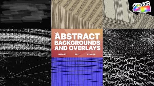 Abstract Backgrounds And Overlays for FCPX