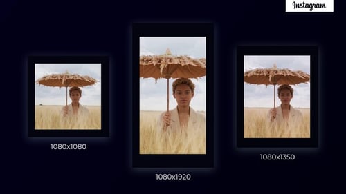 Modern Instagram Opener with Kinetic Text and Dynamic Transitions