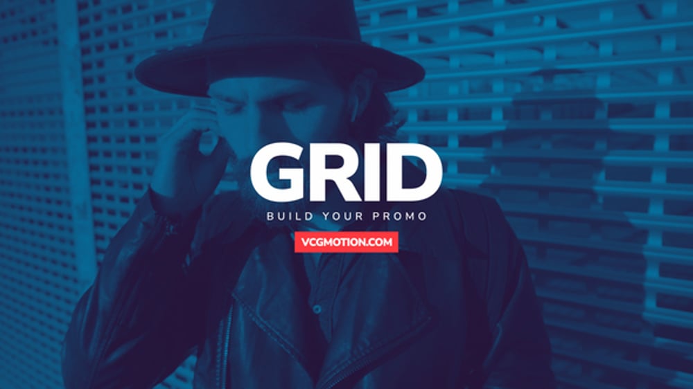 Modern Grid Split Screen Promo Template, Openers ft. split screen & 4 ...