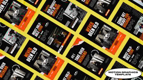 Dynamic Grunge Streetwear Instagram Reels and Stories