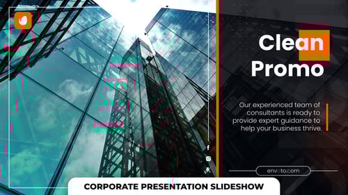 Modern Business Presentation Slideshow with Clean Design