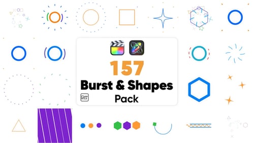 Abstract Burst and Shape Motion Graphics Pack