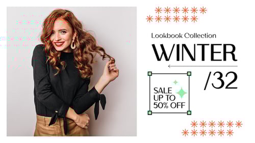 Modern Fashion Sale Promotion with Dynamic Typography and Graphic Elements