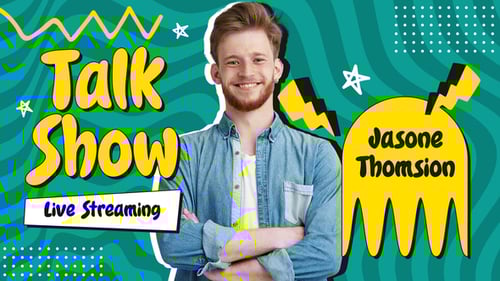 Dynamic Podcast Intro Promo with Animated Text