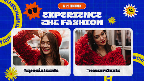 Torn Paper Fashion Sale Slideshow