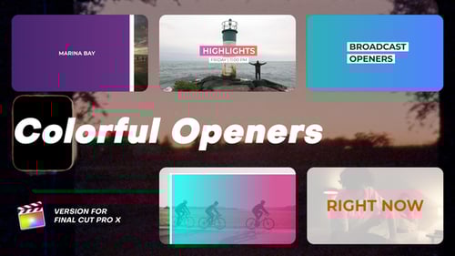 Colorful Openers | Final Cut Pro X