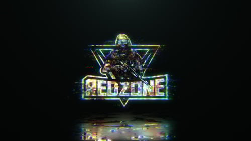 Dynamic Glitch Logo Reveal with Digital Distortion