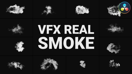 Efectos visuales Real Smoke para DaVinci Resolve