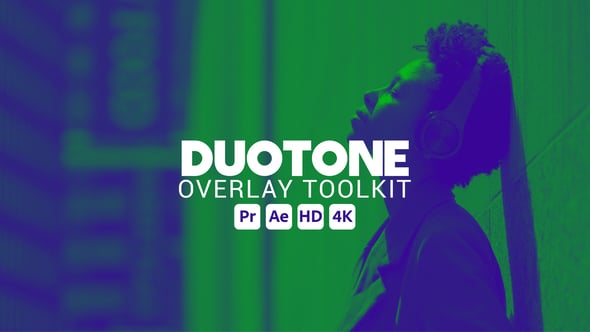 Modern Duotone Overlay for Dynamic Video Editing, Elements ft. duotone ...