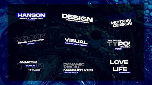 Animated Text Titles: Dynamic Kinetic Typography for Modern Visuals