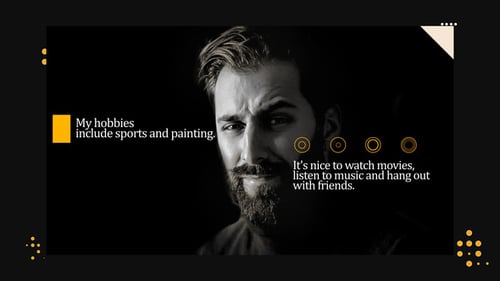 Modern Professional Portfolio Slideshow with Geometric Details