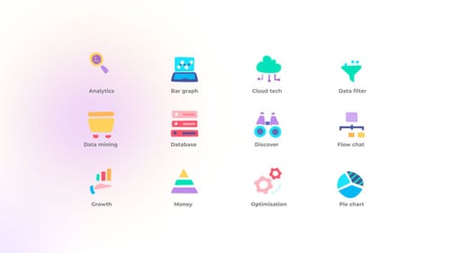 Data Analysis - Icons Set