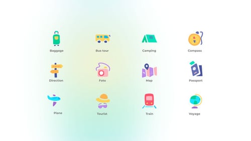 Travel - Icons Set