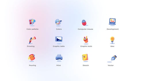Diseño: Íconos planos
