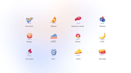 Food - Flat Icons