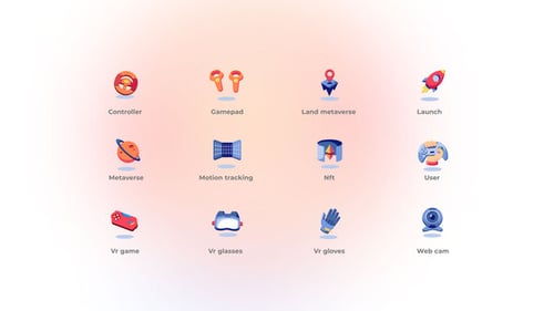 VR - Flat Icons