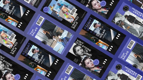 Raffinierte Mode-Instagram-Geschichten