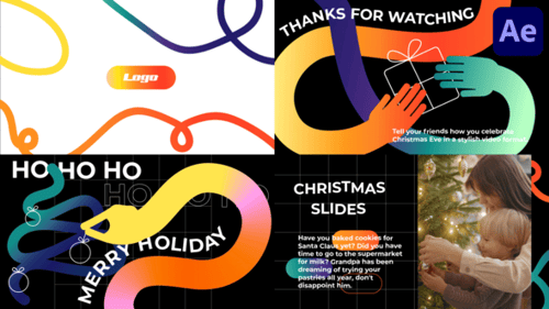 Slides de Natal para After Effects