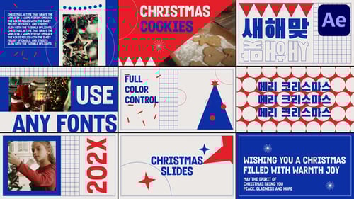 Christmas Slides for After Effects