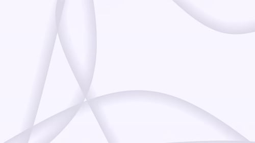 Minimalist Fluid White Abstract Lines Animated Background