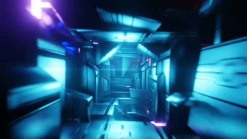 Abstract Scifi Tunnel