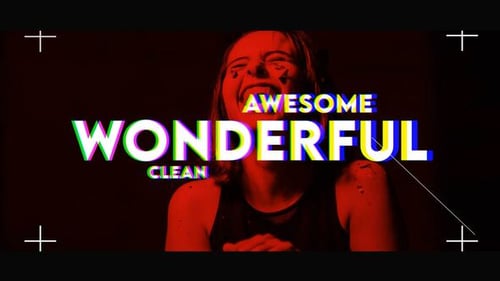 Dynamic Glitch Typography Intro with Digital Effects