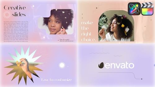 Holographic Pastel Slides for FCPX