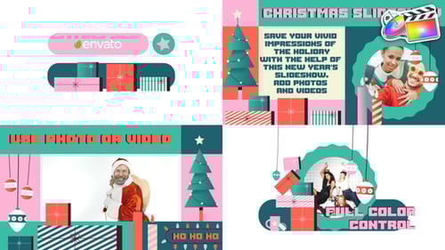 Christmas And New Year Slideshow for FCPX