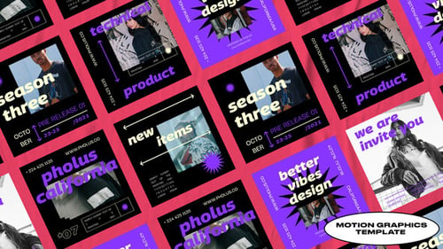Pholus Urban Typography Posts | Mogrt